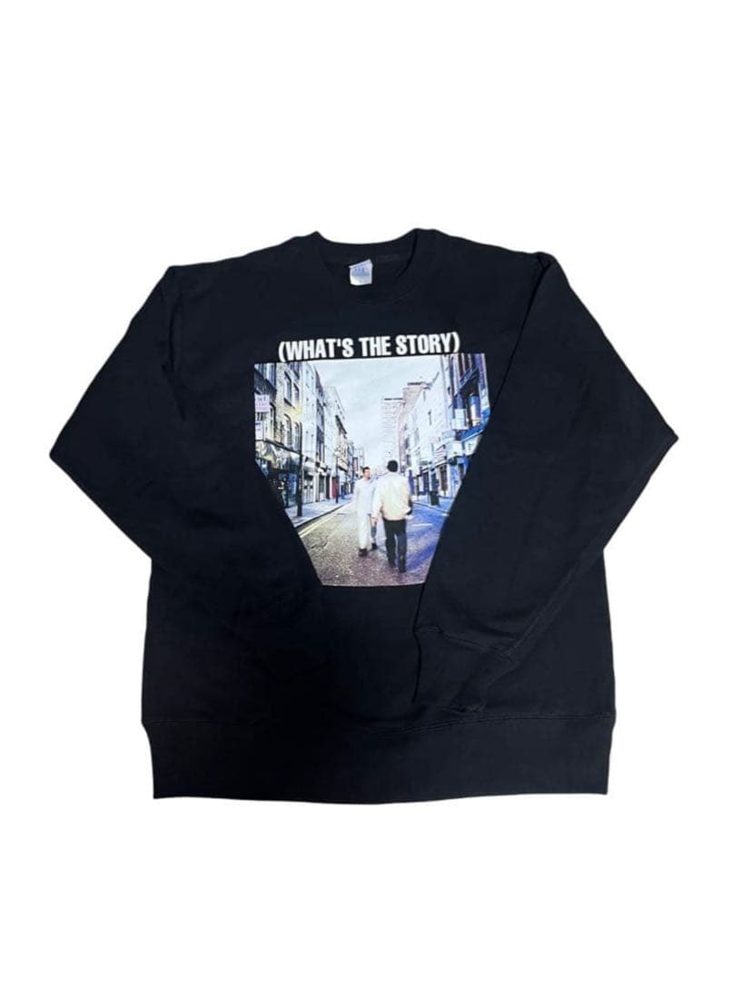 アダムエロペ Oasis Morning Glory スウェットブラック