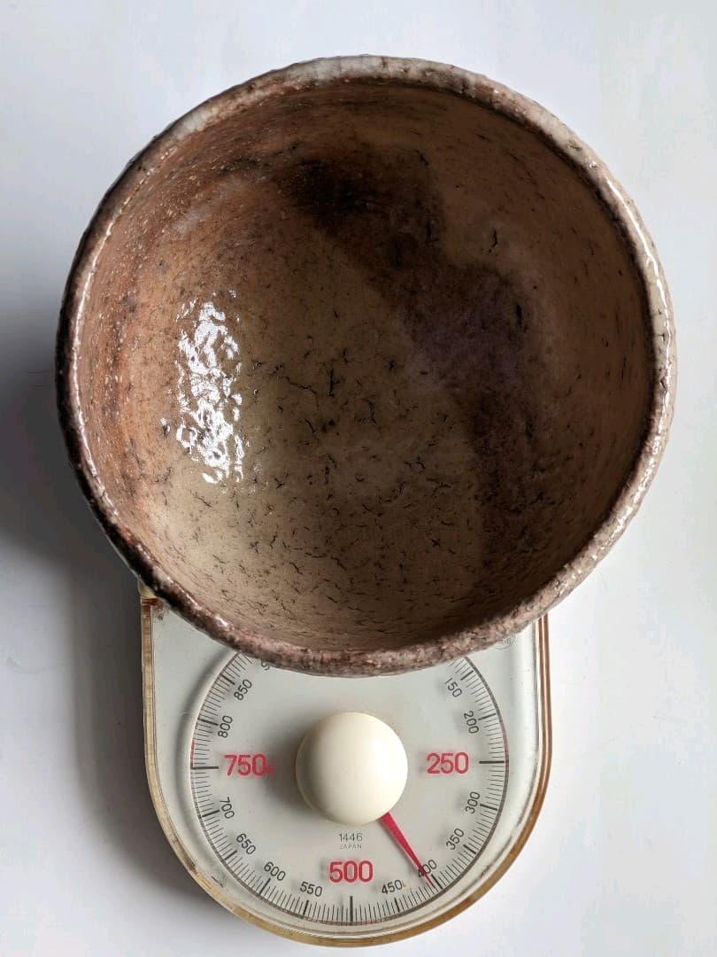 ♢萩焼 鬼萩 割り高台 抹茶碗 茶道具 アンティーク 骨董品 コレクション