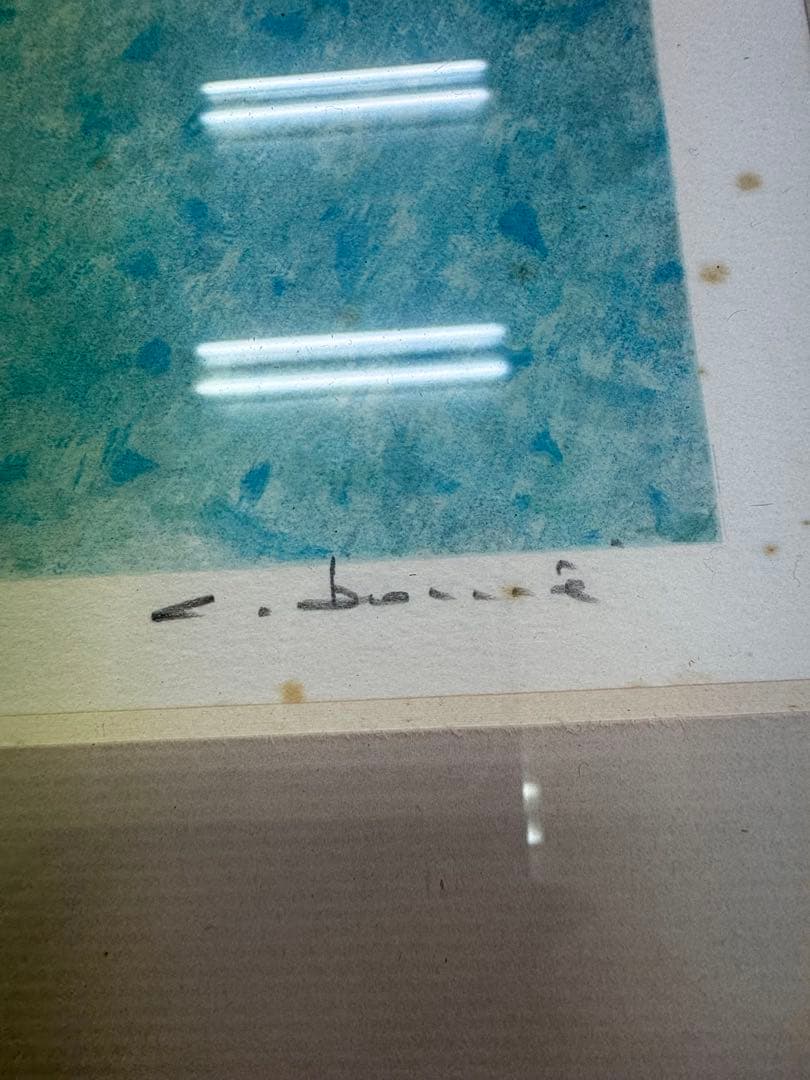 アンドレ・ブーリエ「村の海岸」 リトグラフ 版画 絵画 146/175