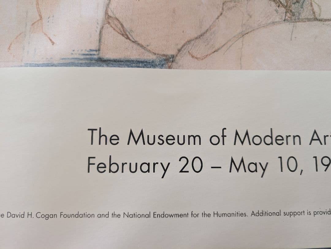 絶版希少ビンテージポスター フランクロイドライト展 1994年 NY近代美術館