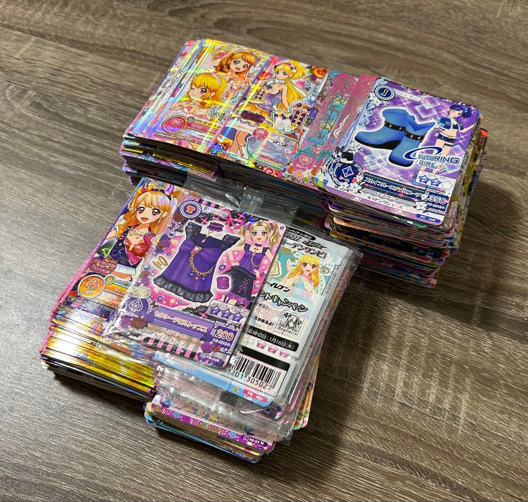 アイカツカード新品650枚まとめ売りおまけ付き アイカツカード91枚 まとめ