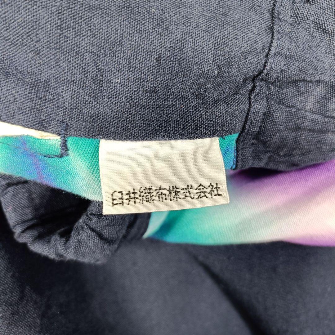 sousou ソウソウ たばた絞 伊勢木綿 20/20 麻混 富士 雪花 花菖蒲