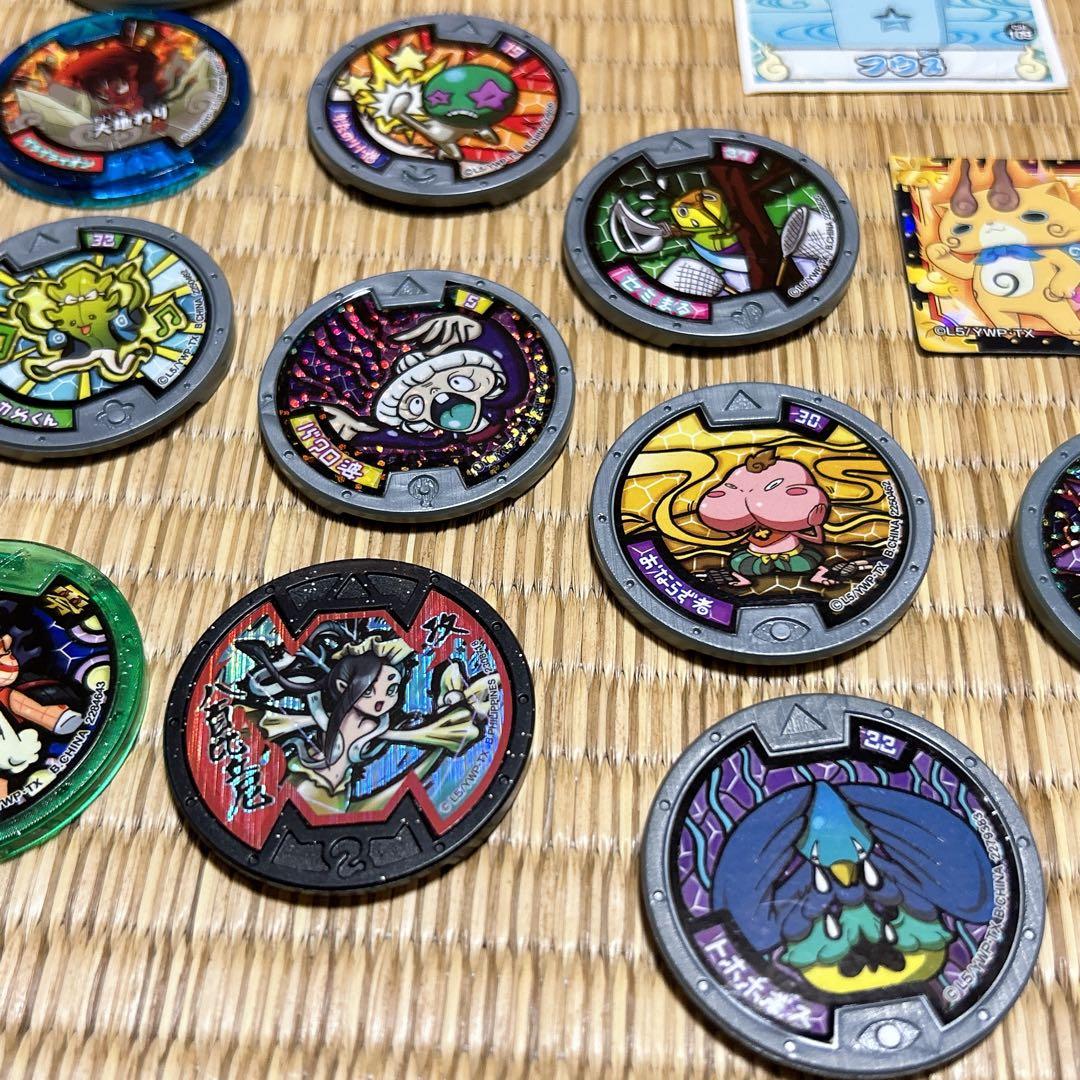 妖怪ウォッチ　妖怪メダル　メダル　シール　カード　62点セット