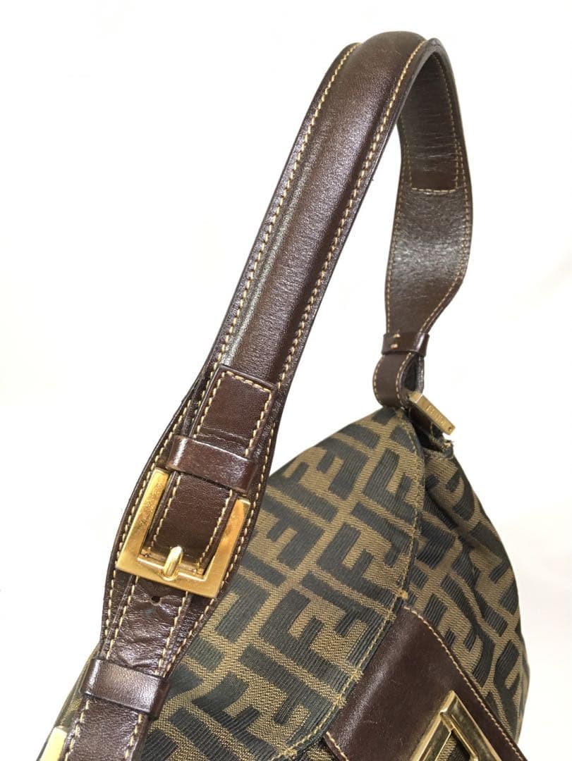 フェンディ　ズッカ柄　ハンドバッグ　ショルダーバッグ