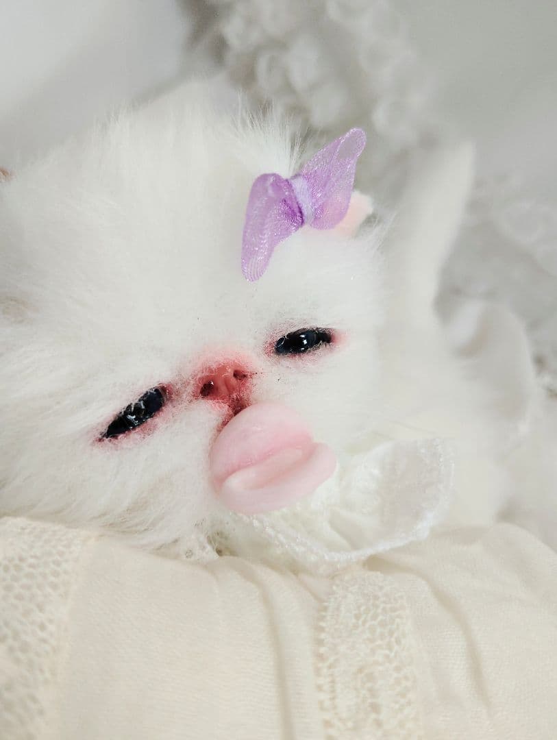 お世話セット♡生後2週間♡子猫ちゃん♡アートドール♡ぬいぐるみ♡