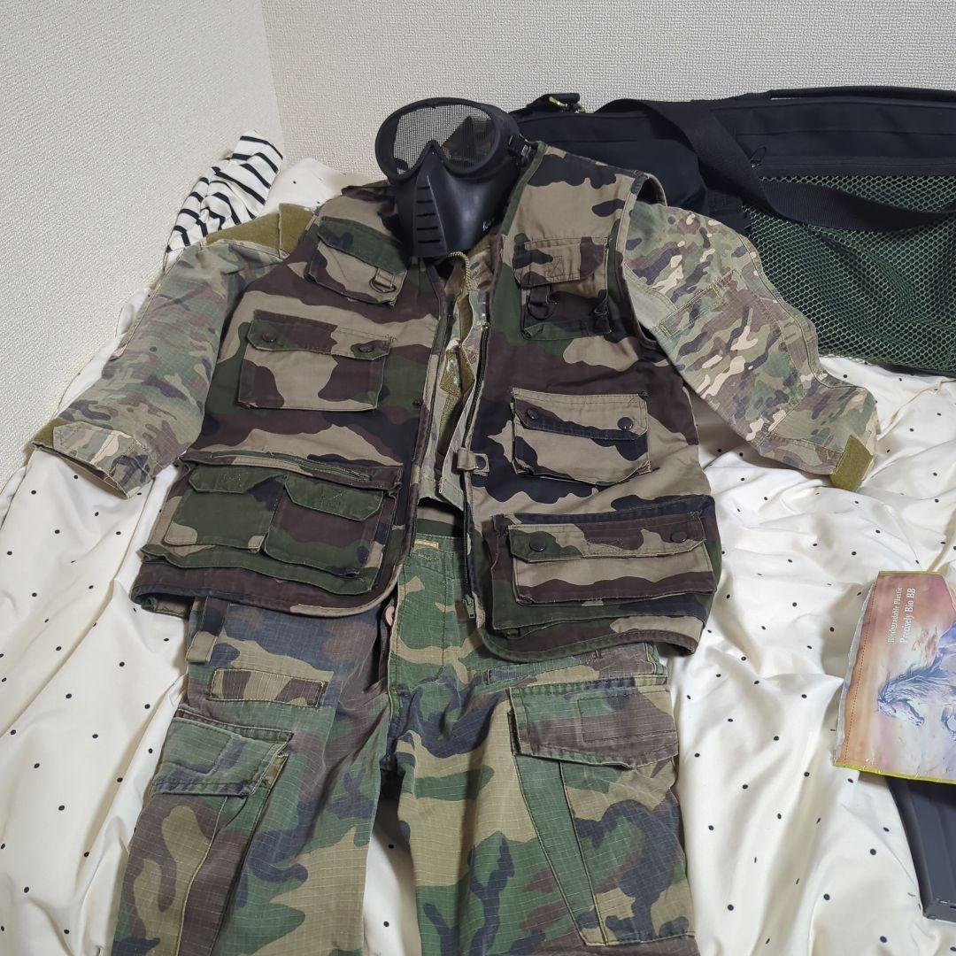 サバゲースターターキット：ウェア、銃、玉等