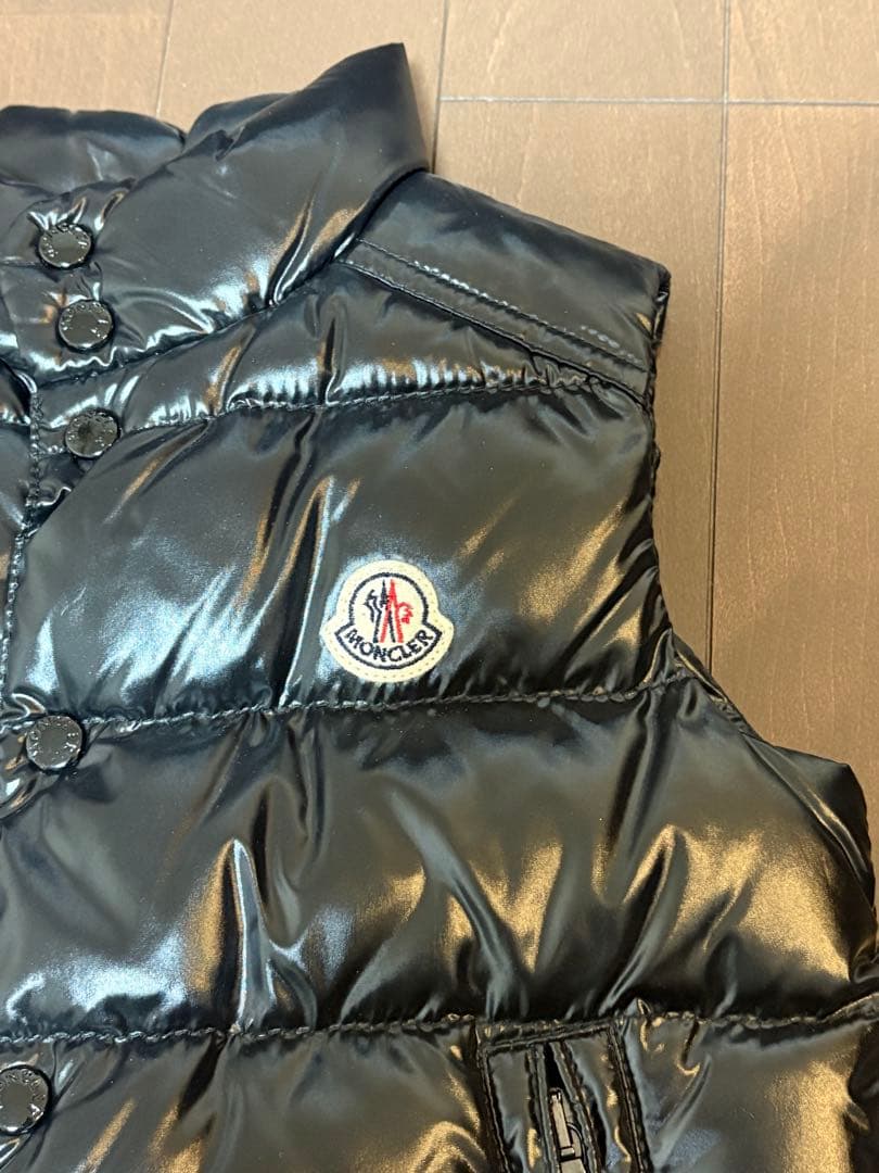 モンクレール　ダウン　ベスト　ブラック　2Y
