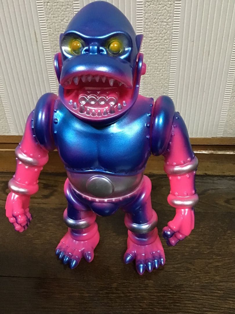 ロボットゴリラ獣　ソフビ　青とピンク　美品　プロフィール必読　値引不可