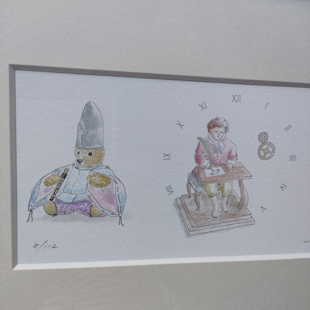 東儀秀樹 専用額入りイラスト ジークレー版画 絵画 ✦直筆サイン入り