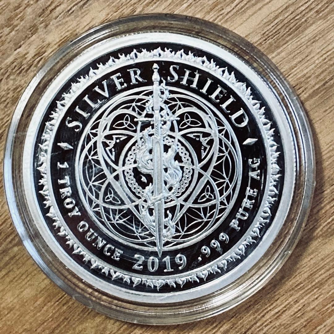 希少！！！）QANON 1オンス プルーフ銀貨イン-Q-テル