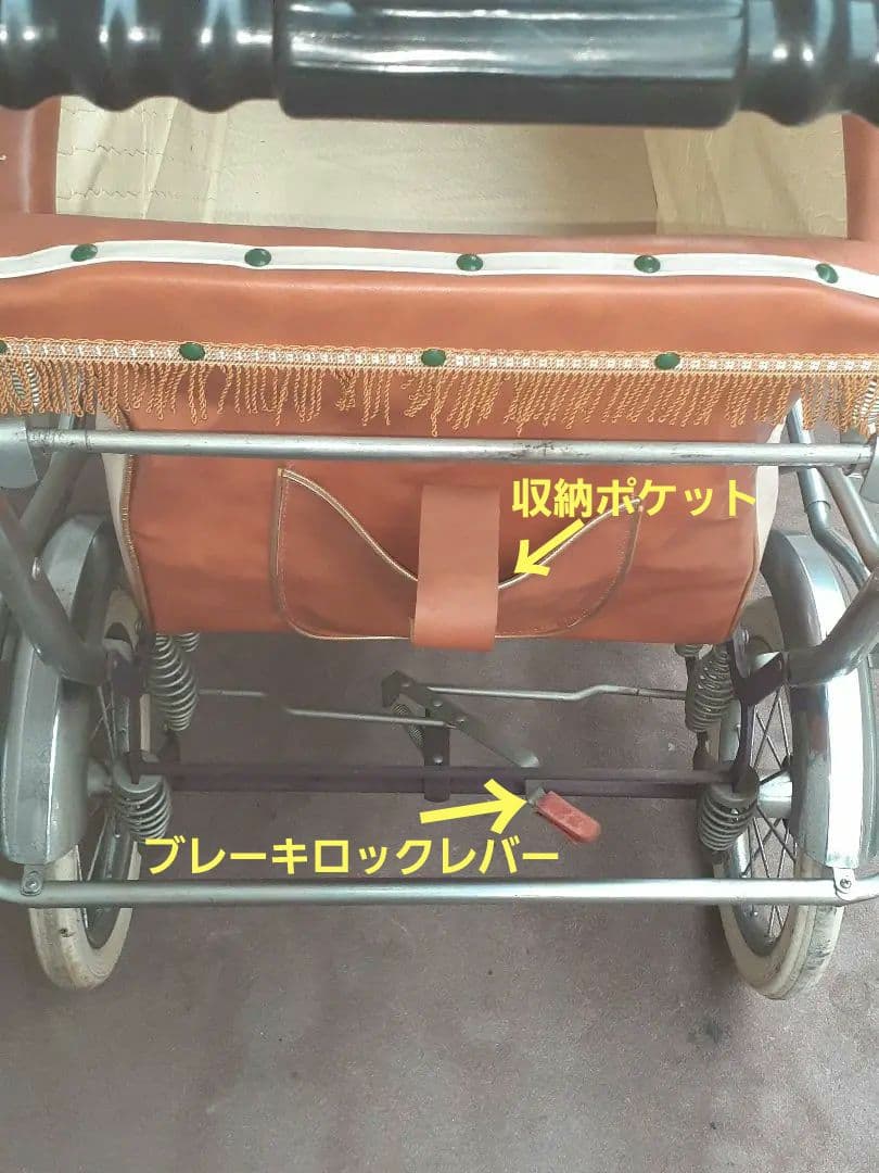 せ*ん様 レトロベビーカー 年代からは美品！流行りのペットにも