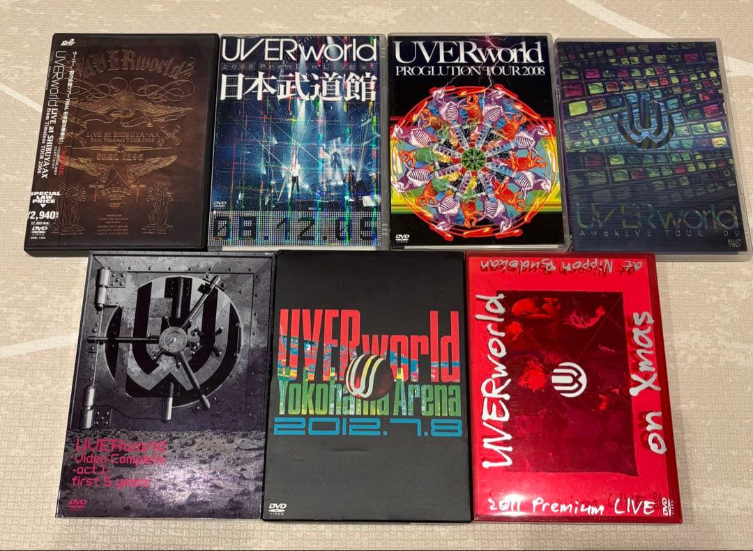 UVERworld ライブ DVD セット 動作確認済 - メルカリ