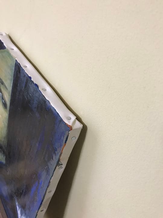 油彩画 「眼差し2」