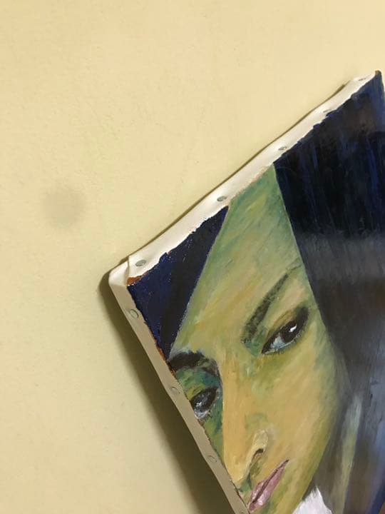 油彩画 「眼差し2」