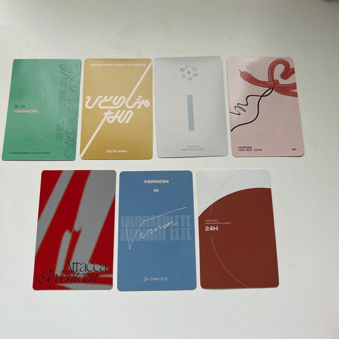 SEVENTEEN VERNON バーノン トレカセット アルバム セブチ - メルカリ