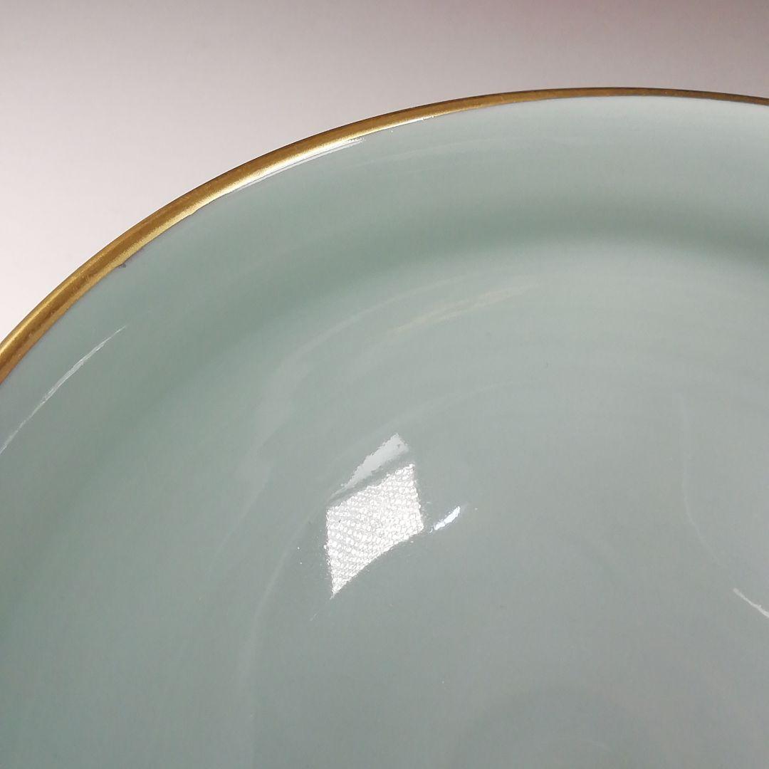 T336 茶碗 『彩磁 参道絵』『二代 手塚玉堂』 共箱 抹茶碗 茶道具