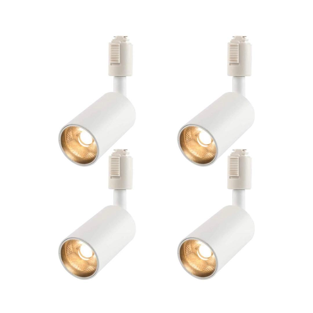 ホワイトスポットライト 4個セットLEDスポットライト4個セット