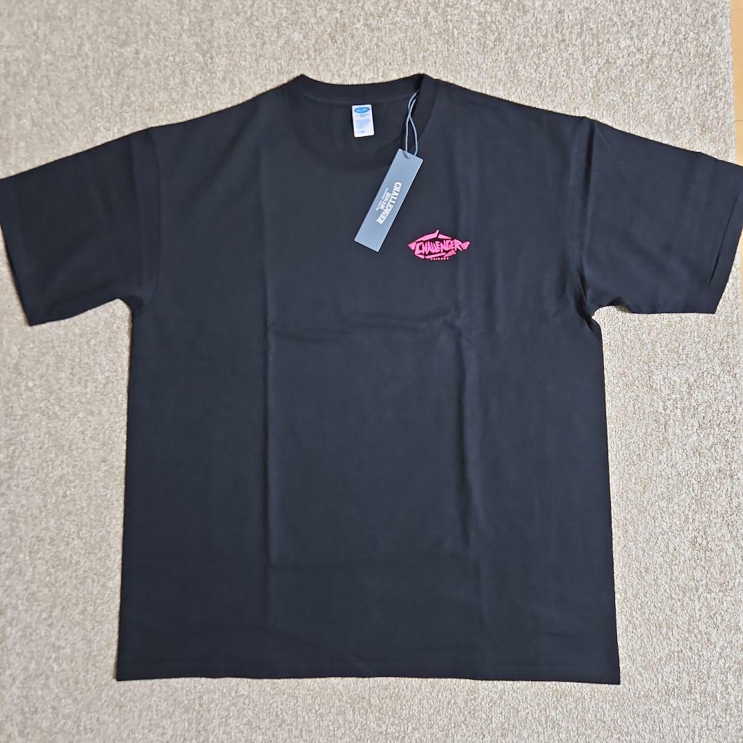 CHALLENGER】NEON WOLF Tシャツ Black（XL）