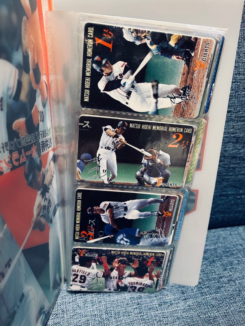松井秀喜ホームランカード　542枚　フォルダー6冊&おまけ（16枚）付