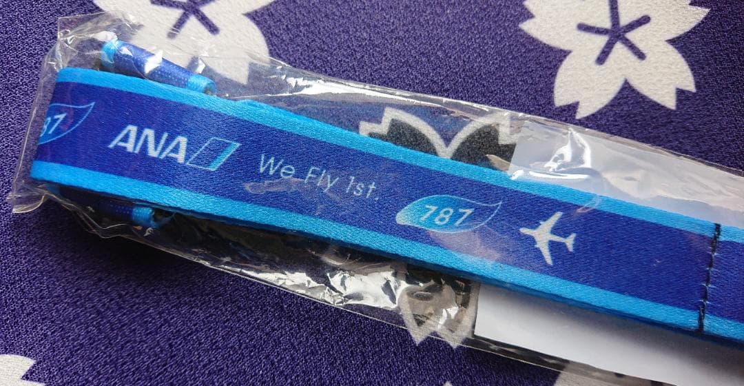 ANA We fly 1st Boeing-787 ネックストラップ」