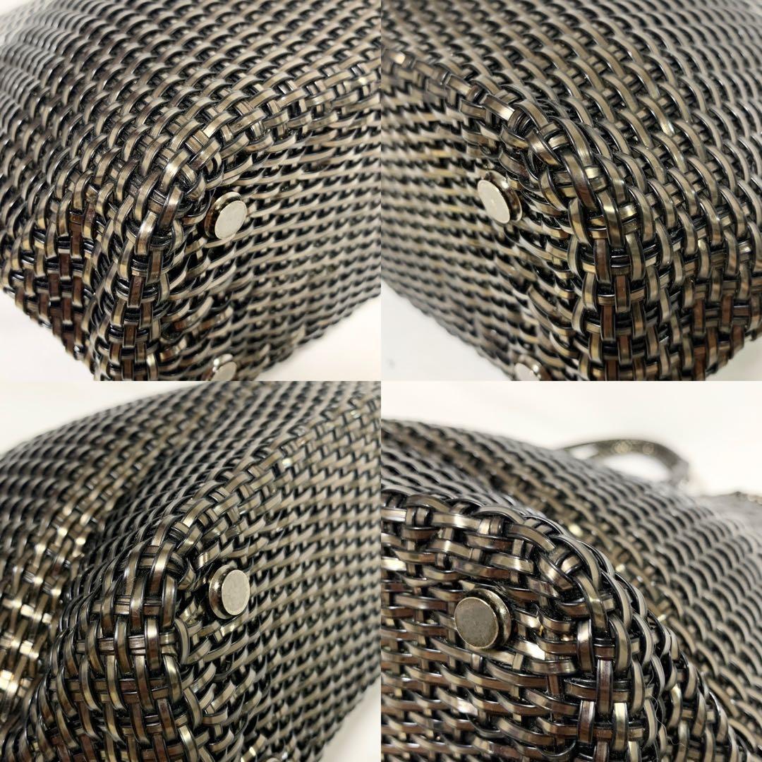 美品✨ アンテプリマ　イントレッチオ　ワイヤーコード　トートバッグ　ブロンズ