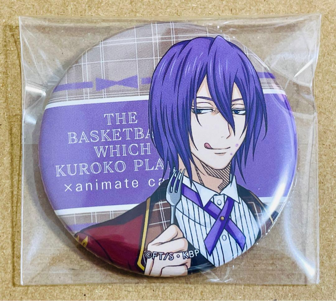 黒子のバスケ アニメイトカフェ クランチ バレンタイン 缶バッジ 紫原