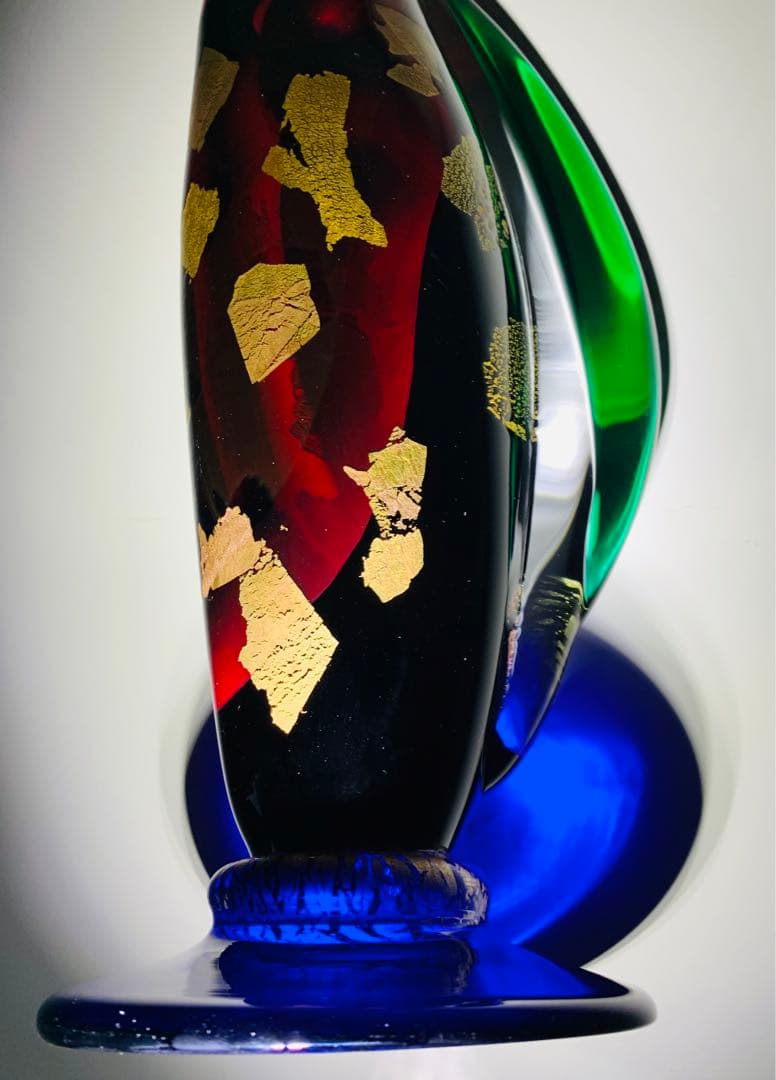 ガラス花瓶 作者不明大珍品