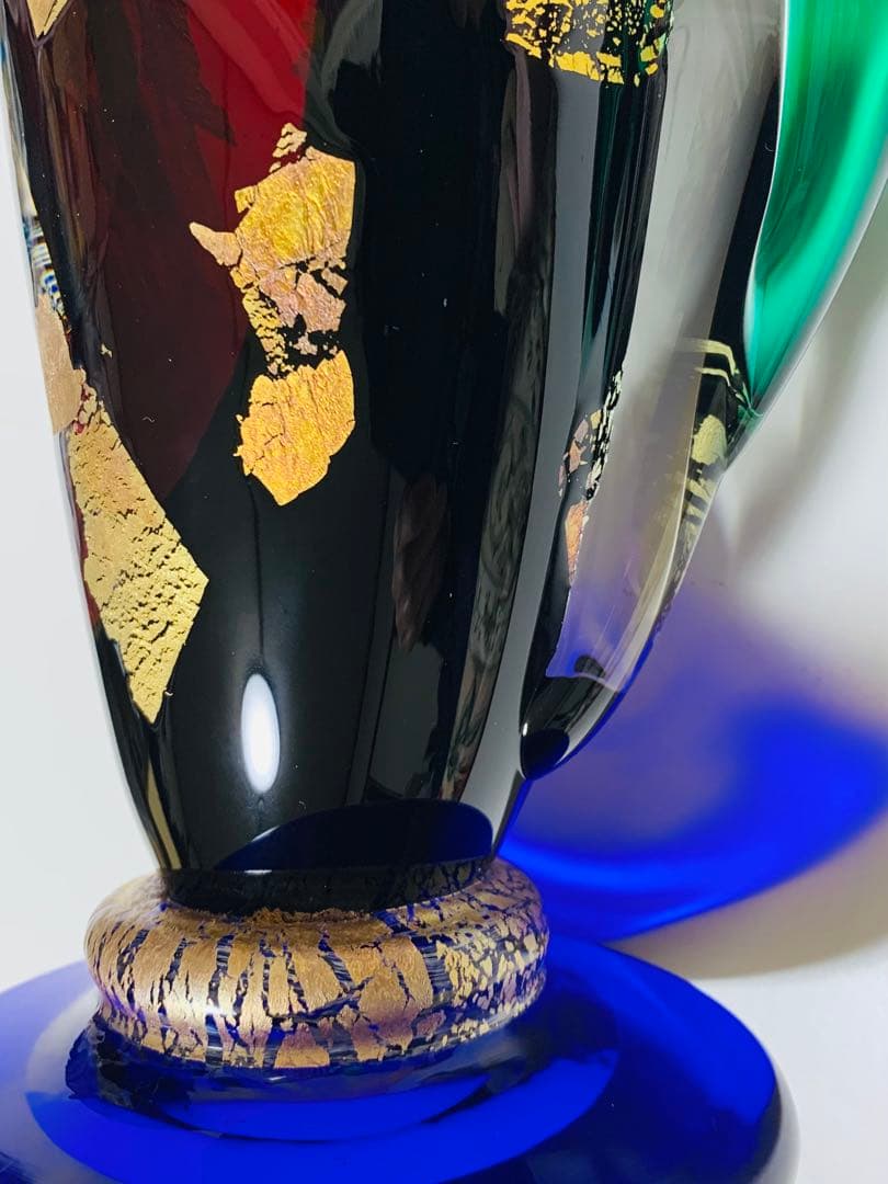 ガラス花瓶 作者不明大珍品