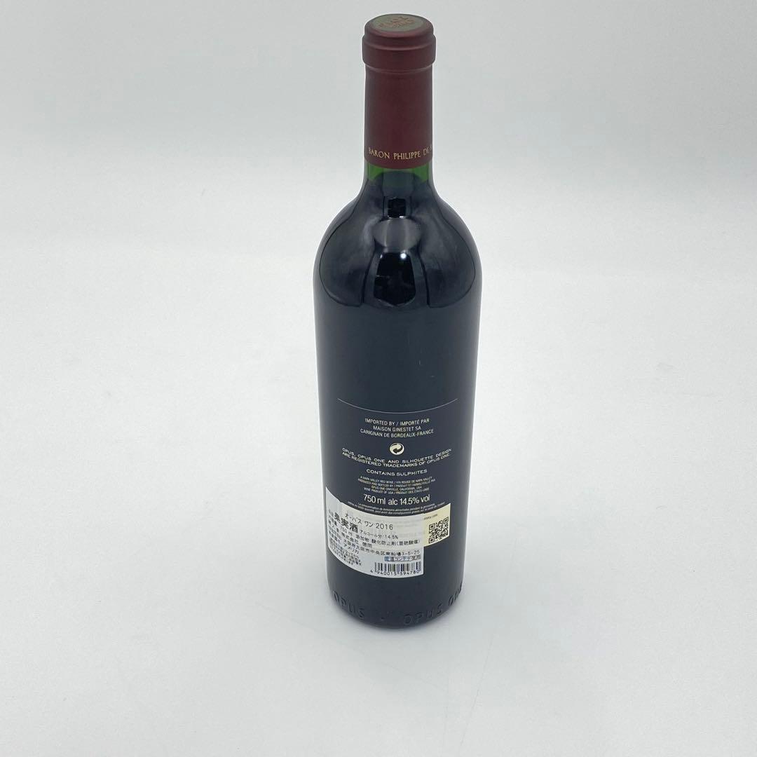 未開栓】Opus One オーパスワン 2016 赤ワイン 750ml