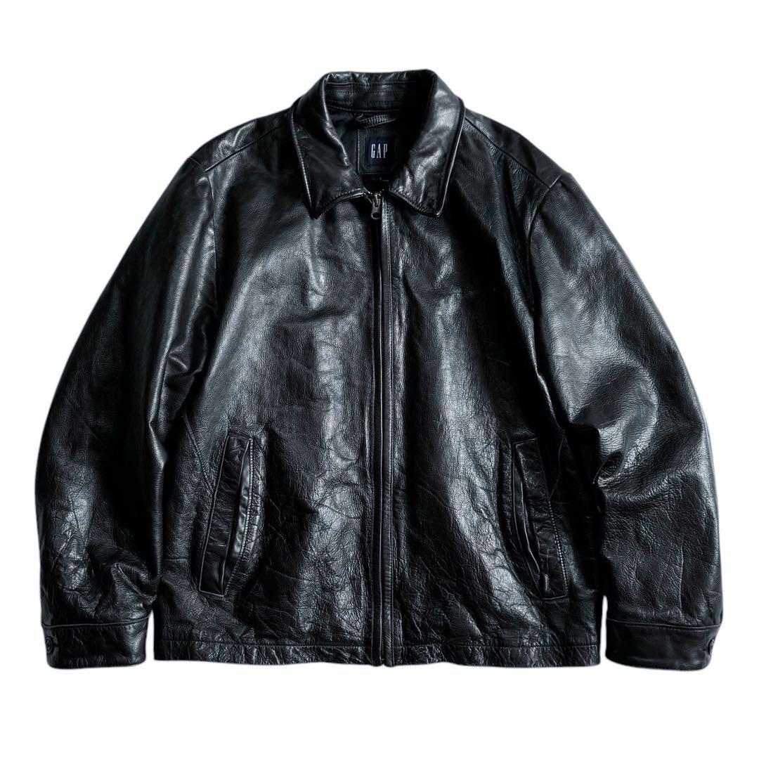 old gap レザージャケット leather jacket レア 古着