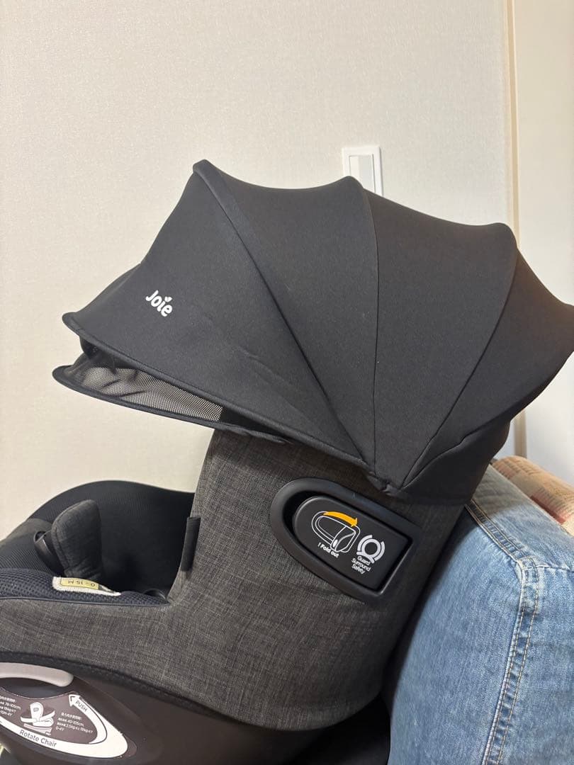Joie チャイルドシートアイアーク360 キャノピー付き ブラック