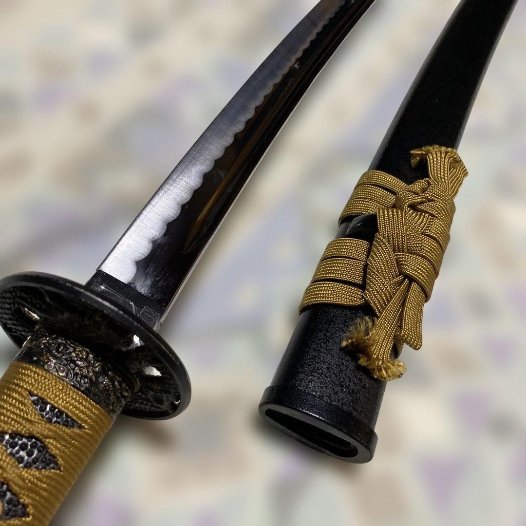 高級模造刀 近藤勇拵え 長曽根虎徹 金茶柄 高級模造刀