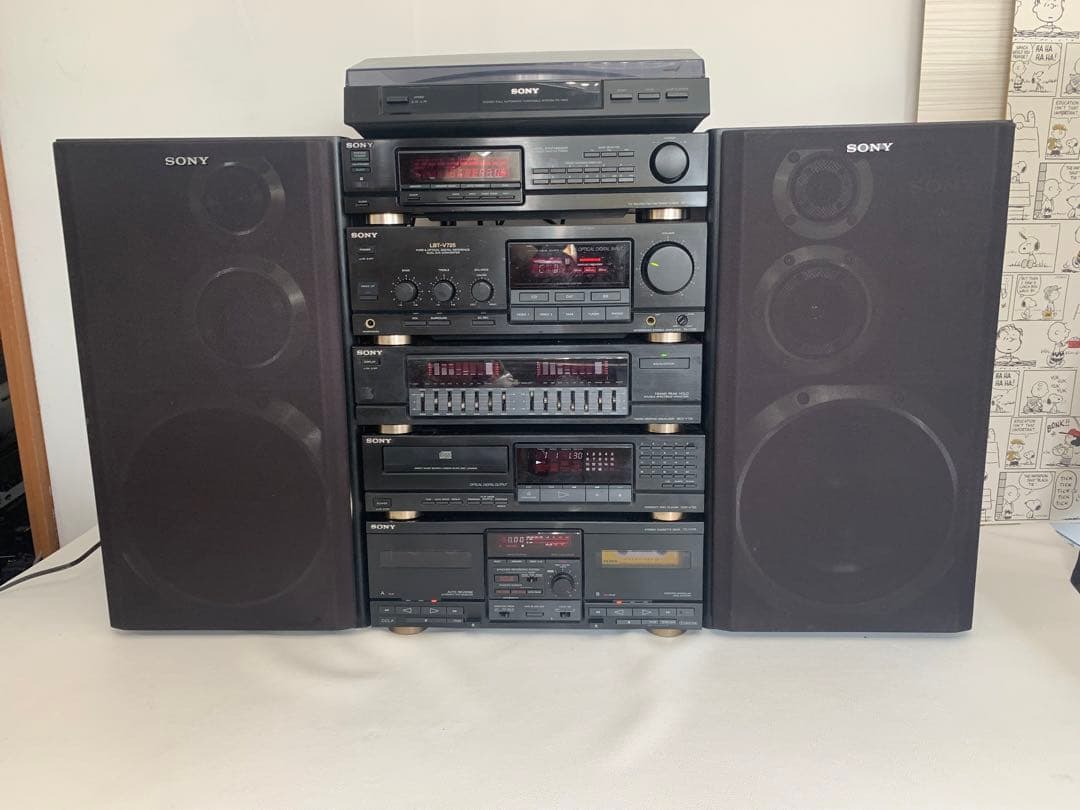 SONYシステムコンポLBT-V725内蔵BT変更可能中古レコード付き SONY