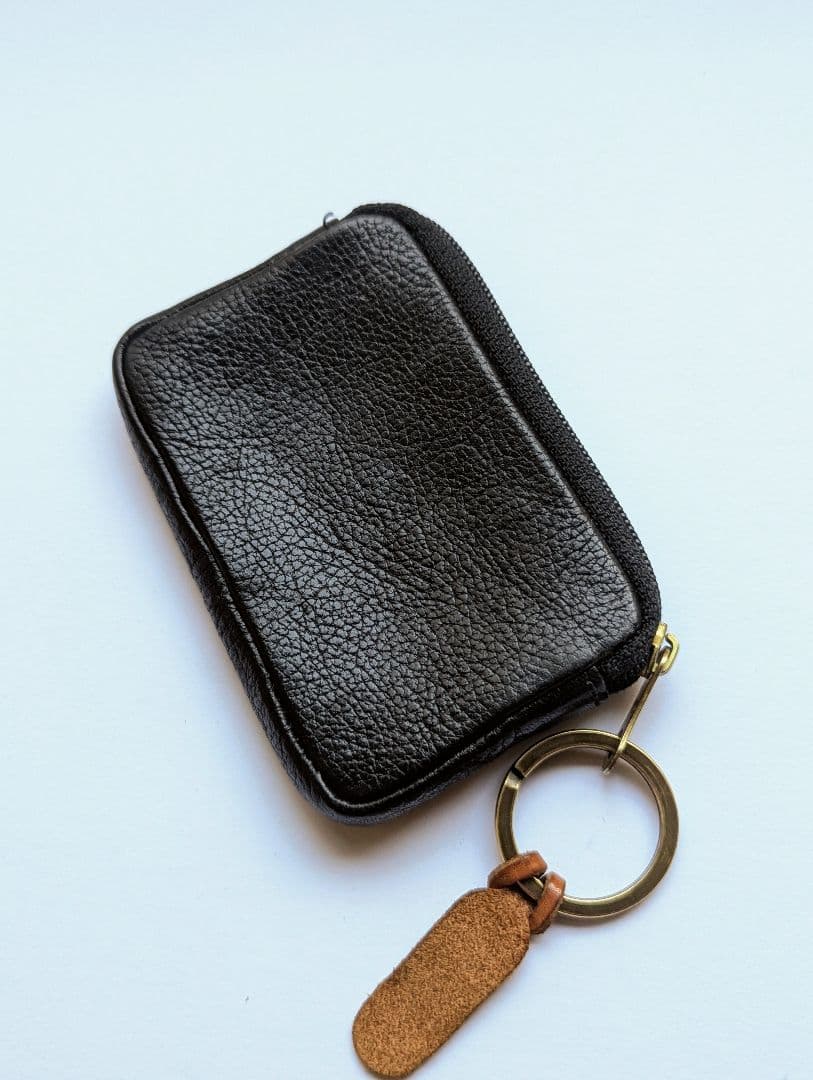 イルビゾンテ IL BISONTE ケース キーリング ブラック 男女兼用