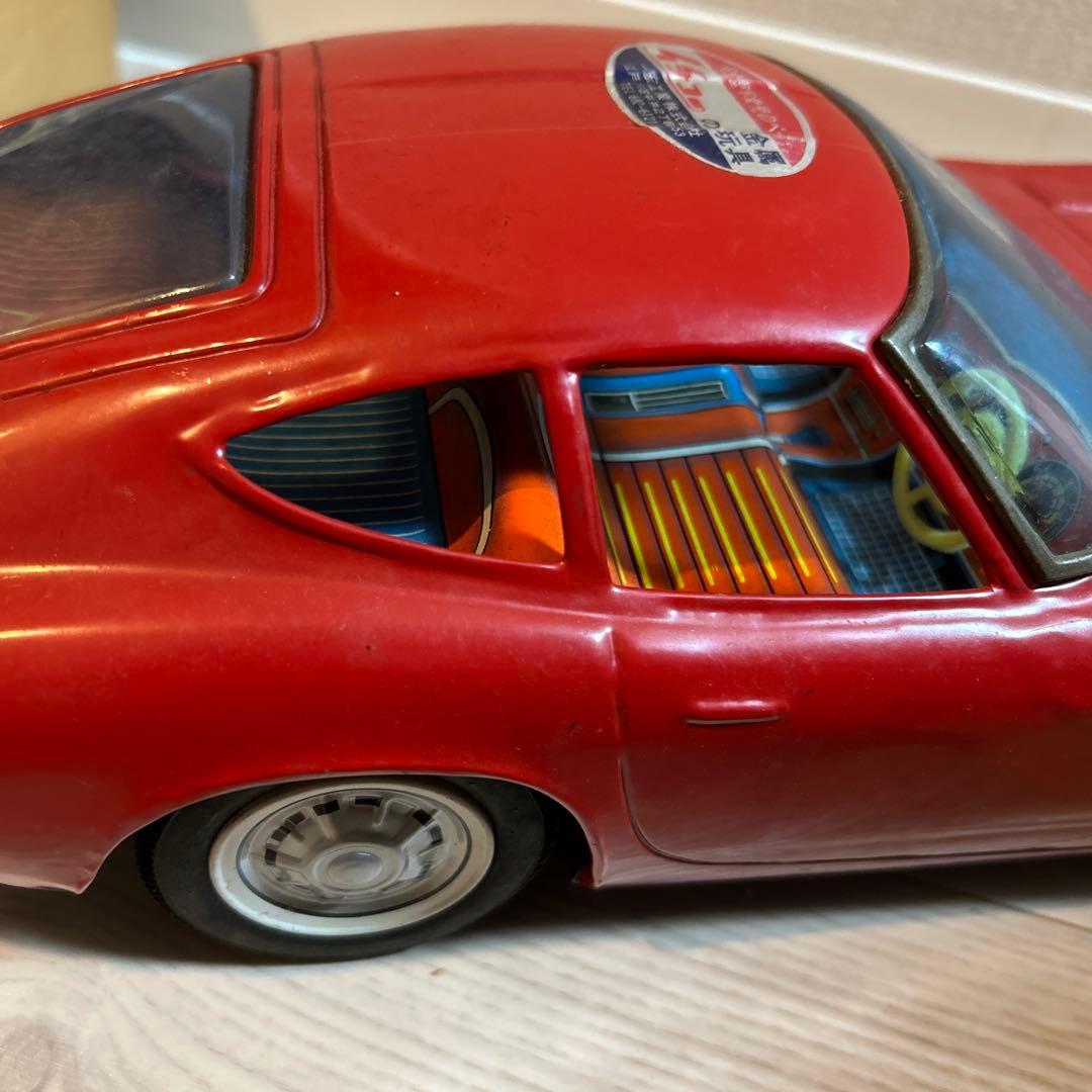 イチコーのスポーツカー ブリキ　トヨタ2000GT 箱付き　激レア　本体美品