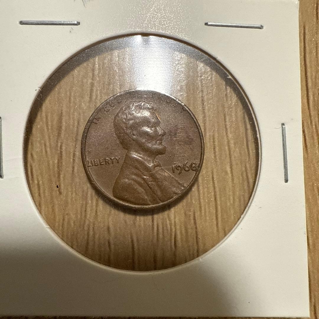 1968年 アメリカ 1セントコイン 1968年 アメリカ 1セント 硬貨 Dミント