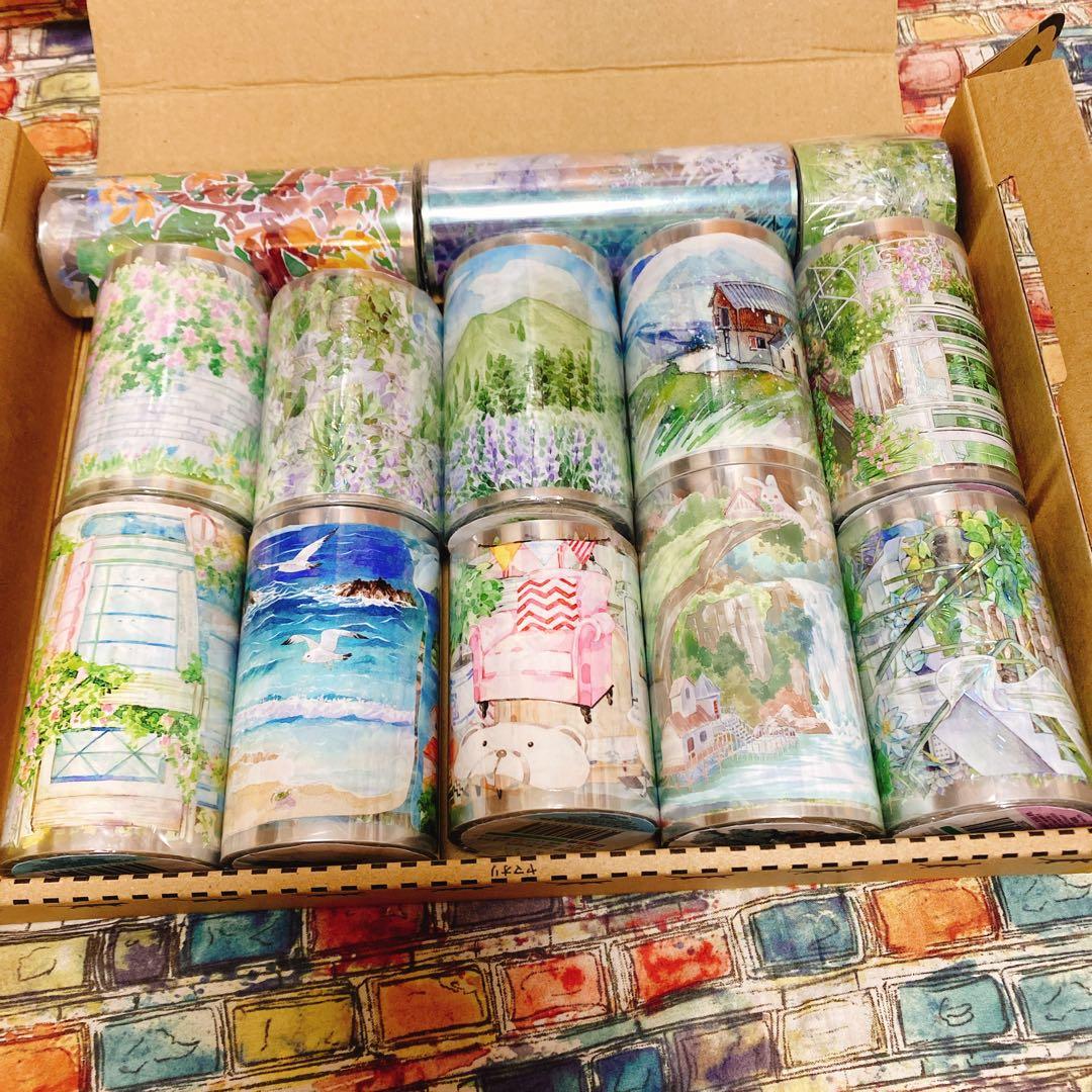 海外マスキングテープ巻売りまとめ売り 風景マスキングテープセット③ 海外マスキングテープ巻売りまとめ売り 風景マスキングテープセット③