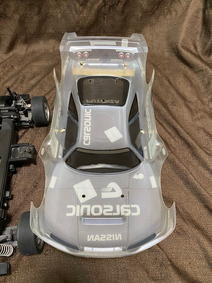 タミヤ　希少　Calsonic スカイラインGT-R TL01シャーシ