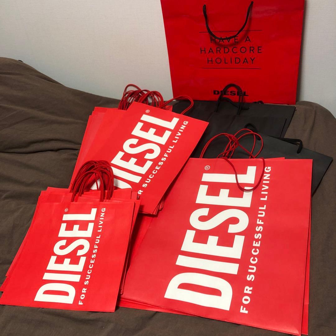 DIESEL ショッピングバッグ セット 28枚 DIESEL ショッピングバッグ