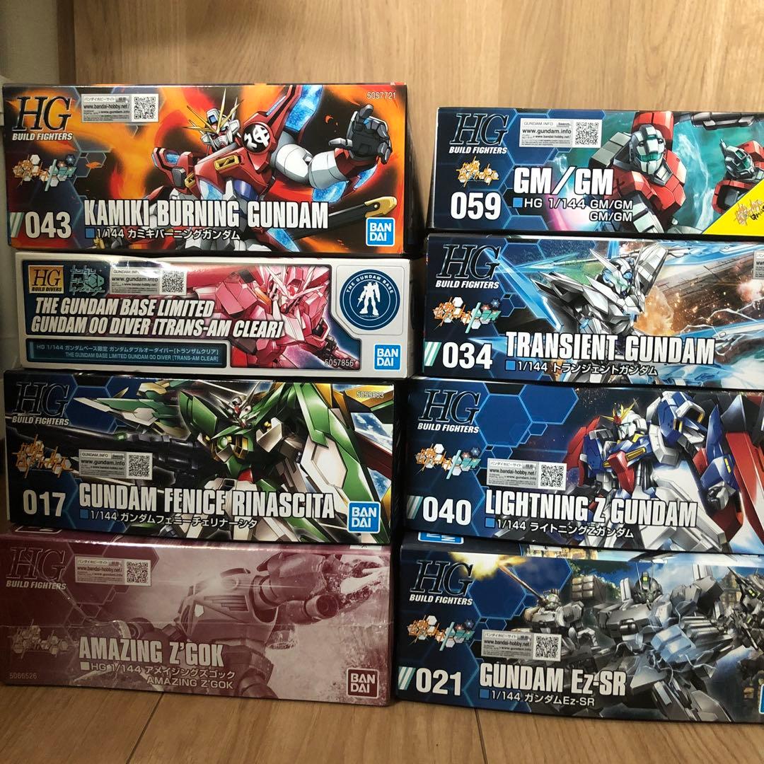 ガンプラ HG ビルドシリーズ まとめ売り 8個