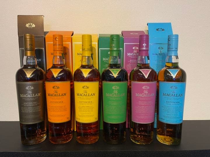 未開栓】マッカラン エディションシリーズ6本セット（個人整理品）