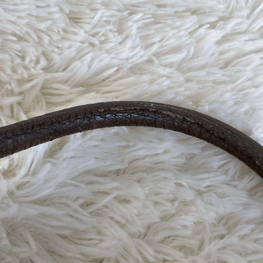 NAGATANI ハンドバッグ　シボレザー　グレージュ　フラップ