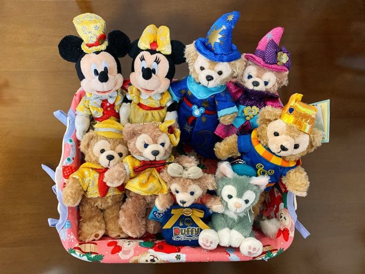 ディズニーぬいぐるみ　９体セット　ミッキー　ミニー　ダッフィー　シェリーメイ ディズニーぬいぐるみ 9体セット ミッキー ミニー ダッフィー