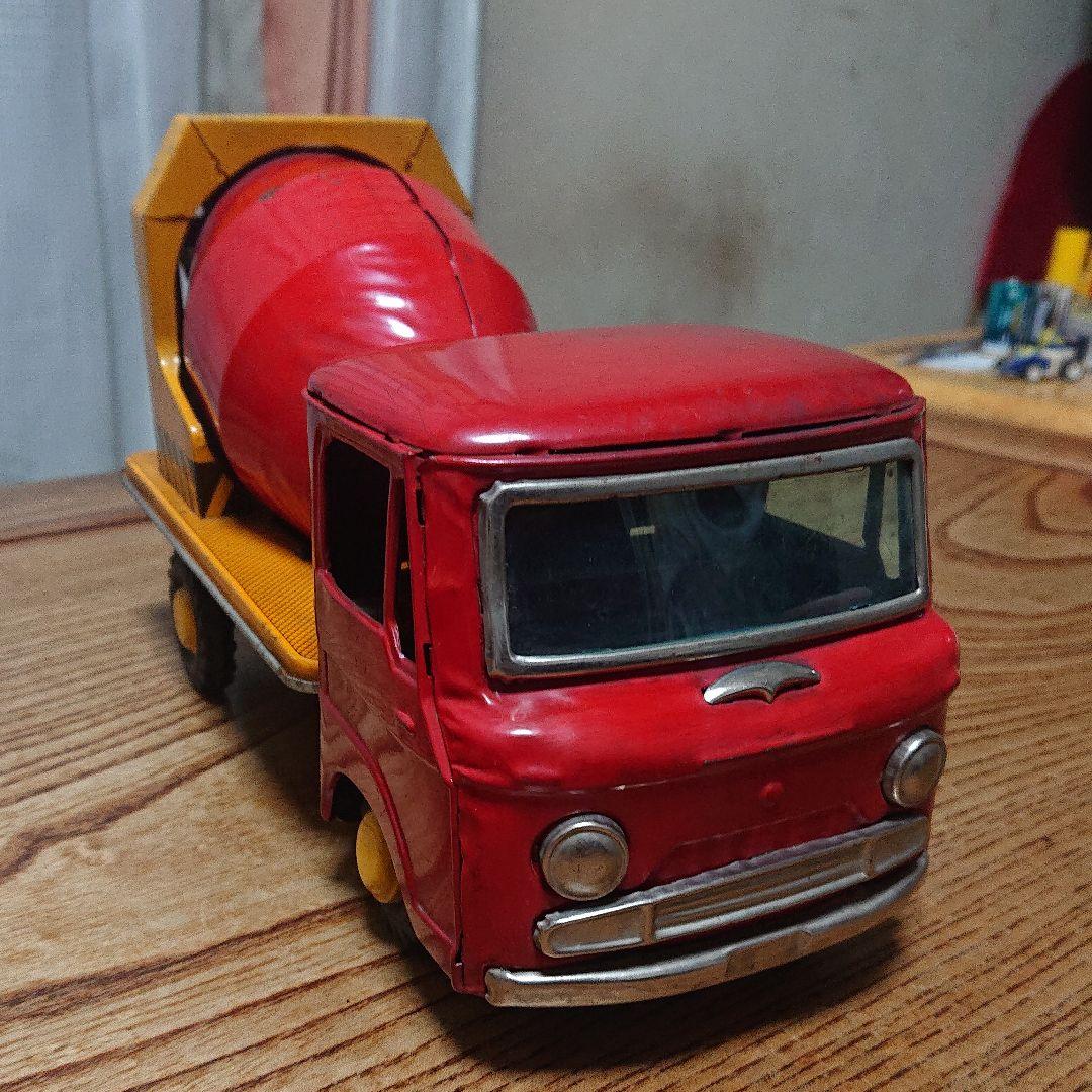 レトロ米澤ブリキ玩具ミキサー車