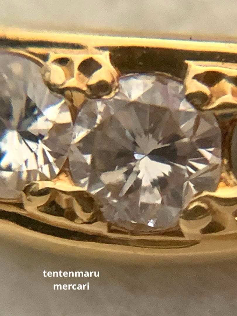 K18 ☆ ダイヤモンドエタニティリング ☆ オーダーメイド・10号・4.6g