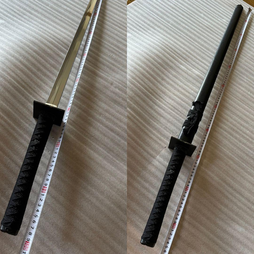 美品 模造刀 打刀 コスプレ 鞘付長さ約106cm 鉄鍔