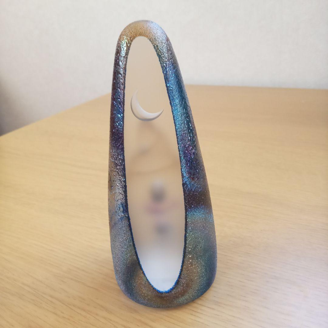 吹きガラスの名作 唯一無二 天才作家 野田雄一作 「天蒼」