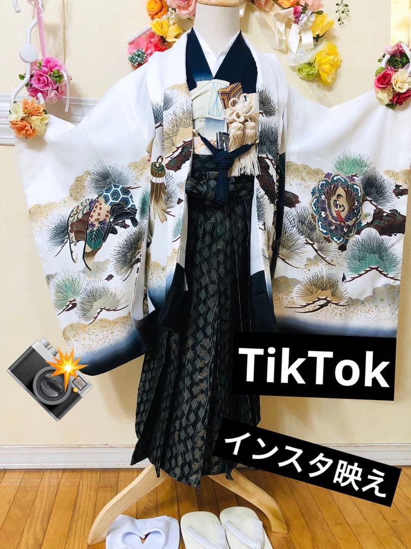 七五三男の子⭐︎5歳　のしめ　鷹　兜　暈し染め　⭐︎金彩⭐︎刺繍⭐︎完全フルセット銘品