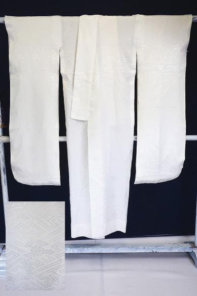 白打掛け 掛け下 襦袢 掛下帯 筥迫セット ホワイト 飛鶴 束ね熨斗 結婚