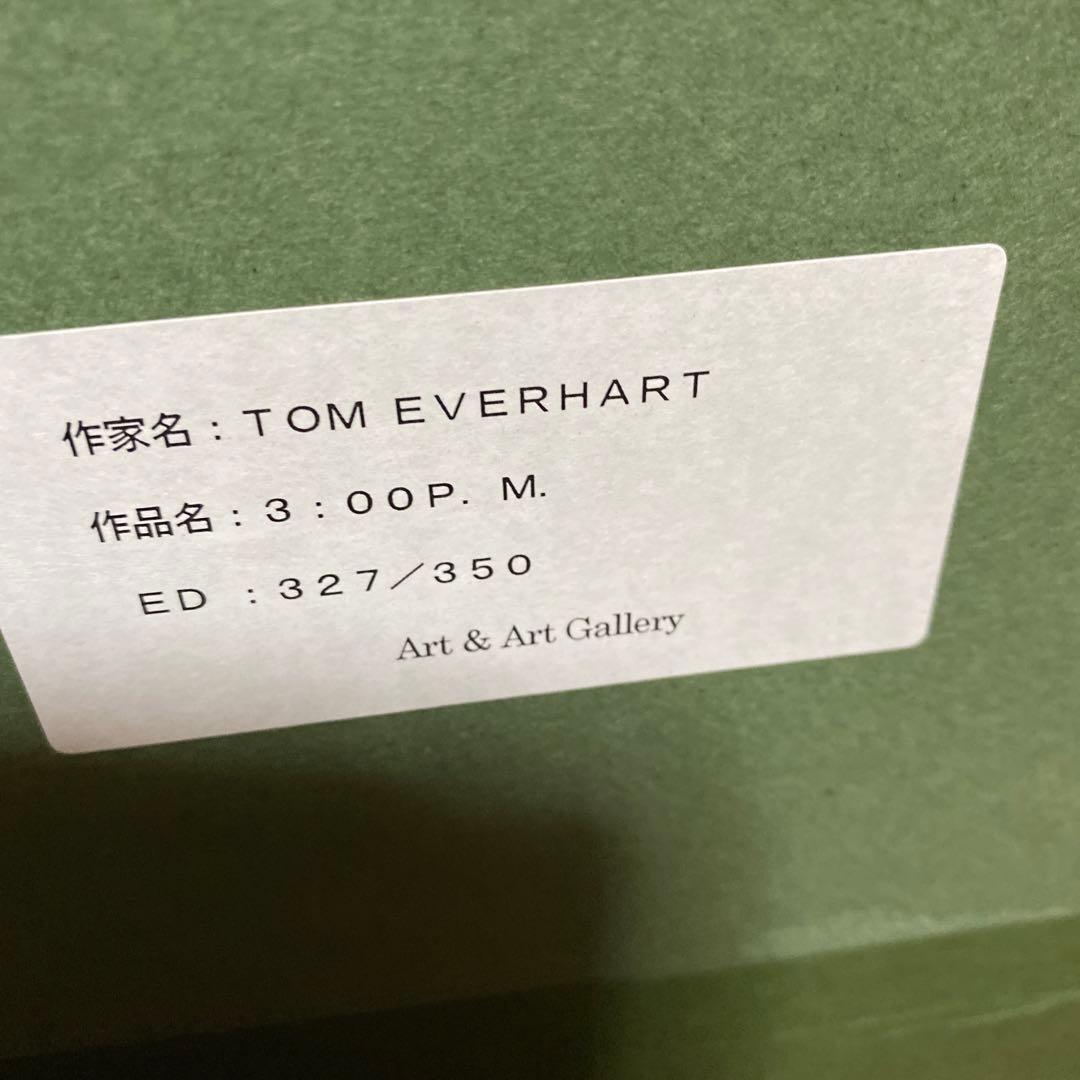 トム・エバハート3：00PMリトグラフ327/350